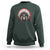 Native American Indian Chief Skull Headdress Sweatshirt - Wonder Print Shop