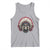 Native American Indian Chief Skull Headdress Tank Top - Wonder Print Shop