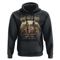 Homeland Security Fighting Terrorism Since 1492 Hoodie Native American History - Wonder Print Shop