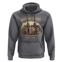 Homeland Security Fighting Terrorism Since 1492 Hoodie Native American History - Wonder Print Shop