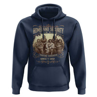Homeland Security Fighting Terrorism Since 1492 Hoodie Native American History - Wonder Print Shop