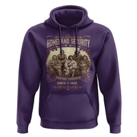 Homeland Security Fighting Terrorism Since 1492 Hoodie Native American History - Wonder Print Shop