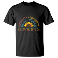 Harris Supporter T Shirt Peace Love Equality Hope Diversity Sunflower - Wonder Print Shop