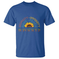 Harris Supporter T Shirt Peace Love Equality Hope Diversity Sunflower - Wonder Print Shop