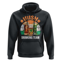 Funny Irish Drinking Team Hoodie St Patricks Day Vintage Beer Ireland Flag Clover