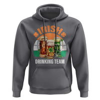 Funny Irish Drinking Team Hoodie St Patricks Day Vintage Beer Ireland Flag Clover