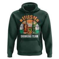 Funny Irish Drinking Team Hoodie St Patricks Day Vintage Beer Ireland Flag Clover