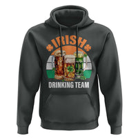 Funny Irish Drinking Team Hoodie St Patricks Day Vintage Beer Ireland Flag Clover