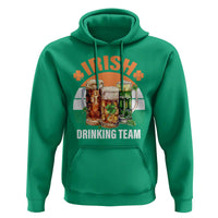 Funny Irish Drinking Team Hoodie St Patricks Day Vintage Beer Ireland Flag Clover