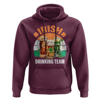 Funny Irish Drinking Team Hoodie St Patricks Day Vintage Beer Ireland Flag Clover
