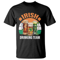 Funny Irish Drinking Team T Shirt St Patricks Day Vintage Beer Ireland Flag Clover