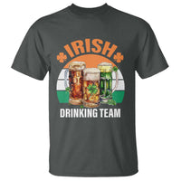 Funny Irish Drinking Team T Shirt St Patricks Day Vintage Beer Ireland Flag Clover