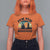 Funny Black Cat Halloween T Shirt For Women Pew Madafakas Witch Retro Vintage Bat - Wonder Print Shop