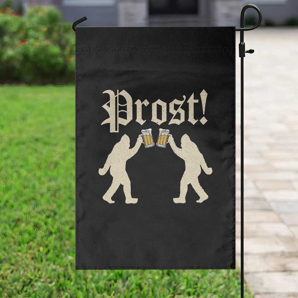 Funny Oktoberfest Bigfoot Prost Garden Flag German Sasquatch Beer Mug - Wonder Print Shop