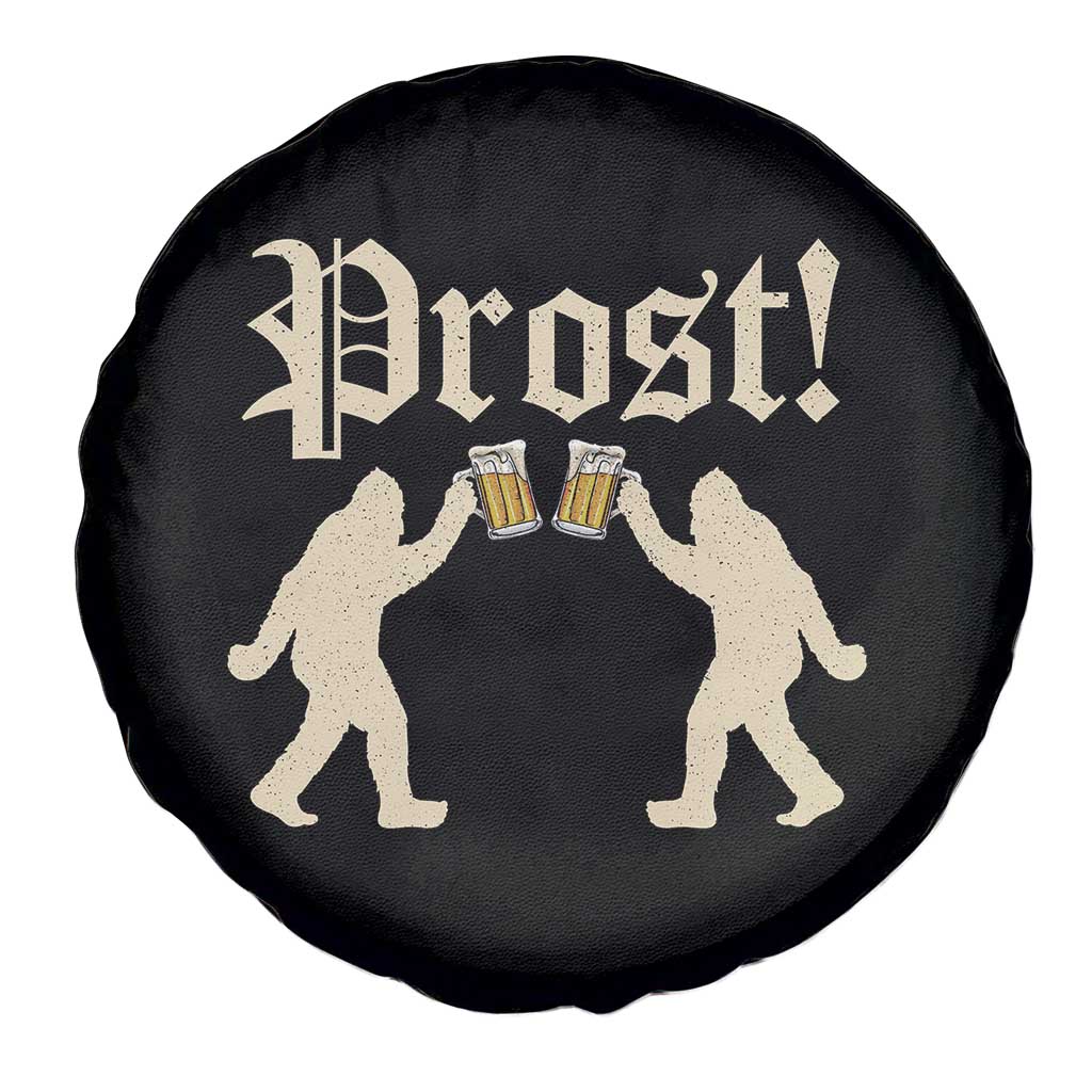Funny Oktoberfest Bigfoot Prost Spare Tire Cover German Sasquatch Beer Mug - Wonder Print Shop