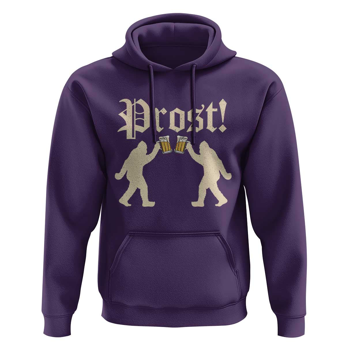Funny Oktoberfest Bigfoot Prost Hoodie German Sasquatch Beer Mug - Wonder Print Shop