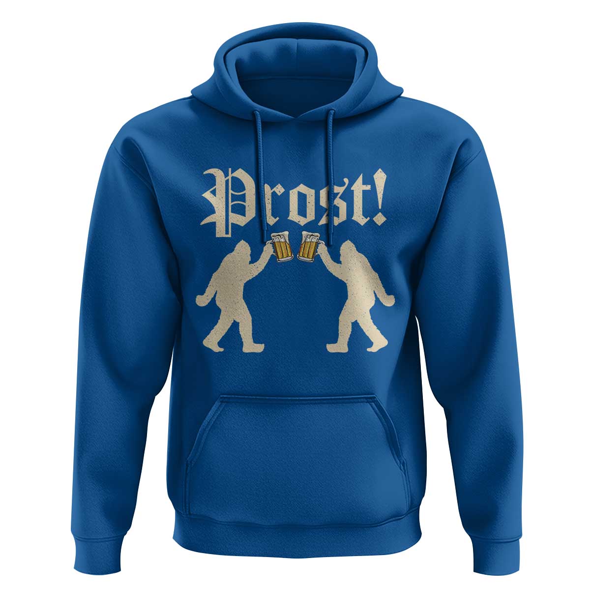 Funny Oktoberfest Bigfoot Prost Hoodie German Sasquatch Beer Mug - Wonder Print Shop