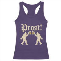 Funny Oktoberfest Bigfoot Prost Racerback Tank Top German Sasquatch Beer Mug - Wonder Print Shop