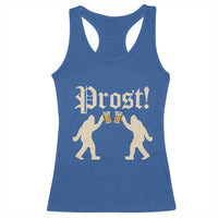 Funny Oktoberfest Bigfoot Prost Racerback Tank Top German Sasquatch Beer Mug - Wonder Print Shop