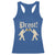 Funny Oktoberfest Bigfoot Prost Racerback Tank Top German Sasquatch Beer Mug - Wonder Print Shop