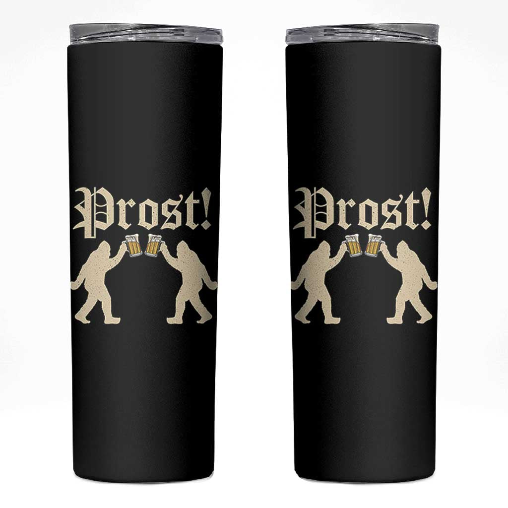 Funny Oktoberfest Bigfoot Prost Skinny Tumbler German Sasquatch Beer Mug - Wonder Print Shop