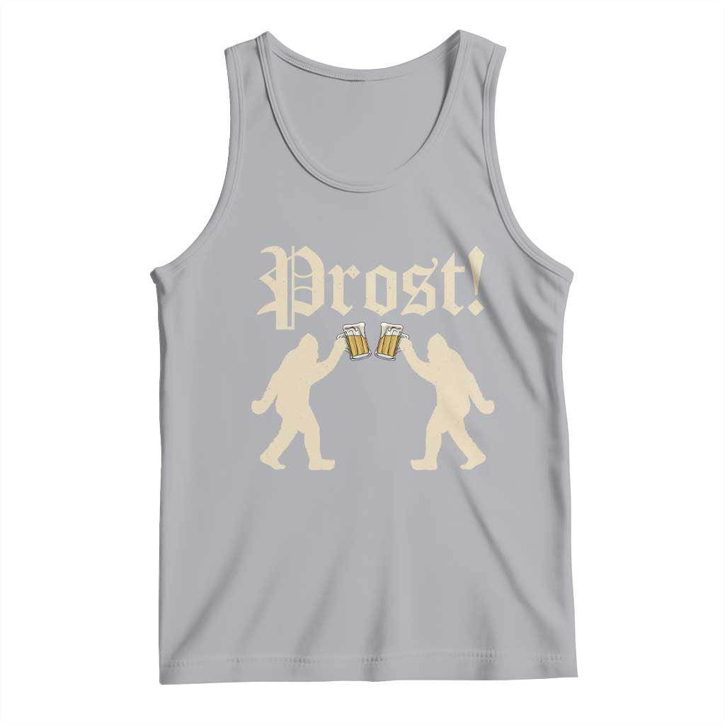 Funny Oktoberfest Bigfoot Prost Tank Top German Sasquatch Beer Mug - Wonder Print Shop