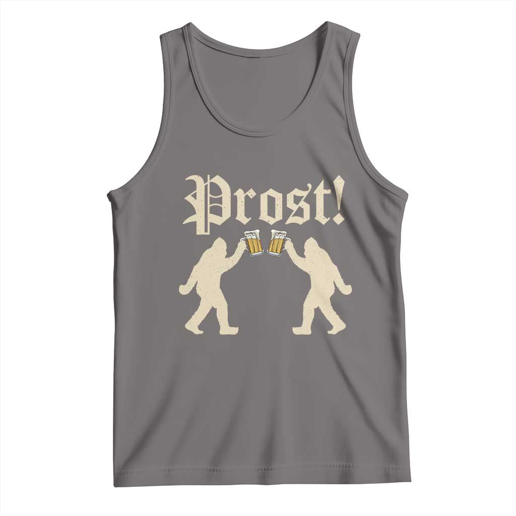 Funny Oktoberfest Bigfoot Prost Tank Top German Sasquatch Beer Mug - Wonder Print Shop