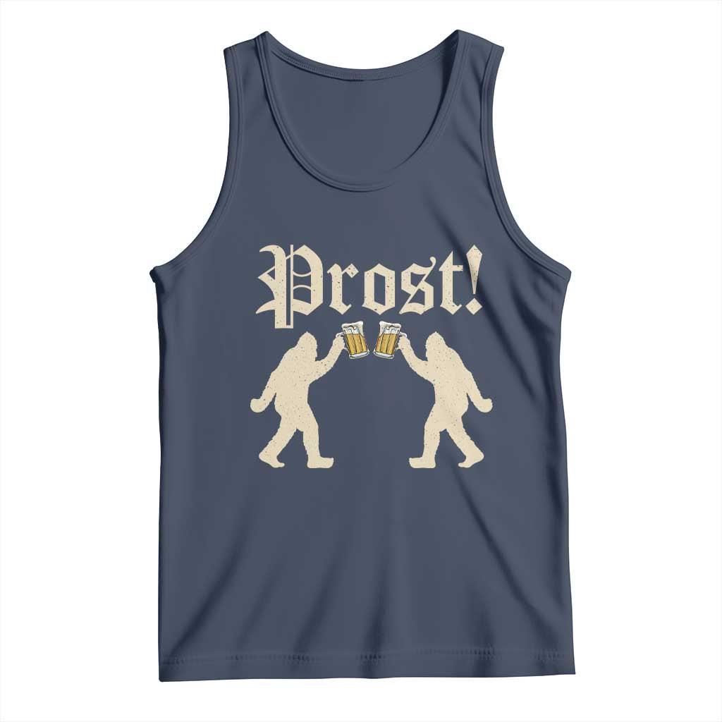 Funny Oktoberfest Bigfoot Prost Tank Top German Sasquatch Beer Mug - Wonder Print Shop