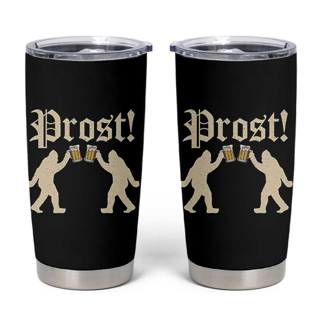 Funny Oktoberfest Bigfoot Prost Tumbler Cup German Sasquatch Beer Mug - Wonder Print Shop