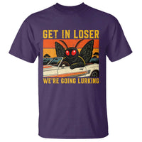 Get In Loser We Are Going Lurking Funny Mothman T Shirt Cryptozoology Cryptid Lover