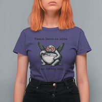 Please Leave Me Alone I Am Eating Soup Funny Mothman T Shirt For Women