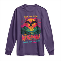 Funny Mothman Long Sleeve Shirt Have You Seen The Mothman Terror From The Skies Cryptid Legends