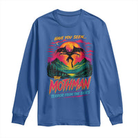 Funny Mothman Long Sleeve Shirt Have You Seen The Mothman Terror From The Skies Cryptid Legends