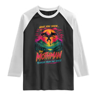Funny Mothman Raglan Shirt Have You Seen The Mothman Terror From The Skies Cryptid Legends