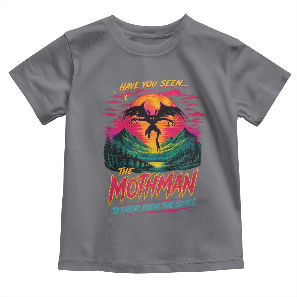 Funny Mothman Toddler T Shirt Have You Seen The Mothman Terror From The Skies Cryptid Legends