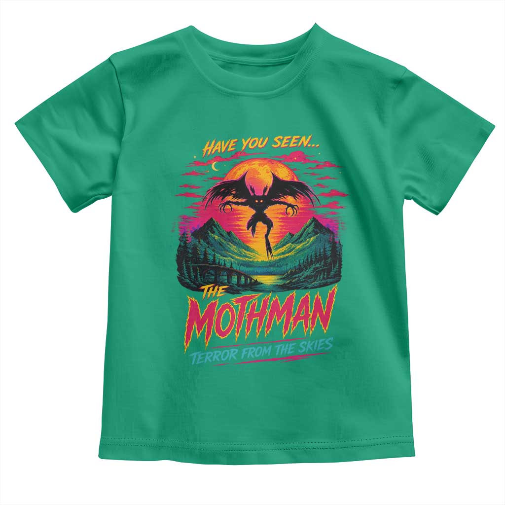 Funny Mothman Toddler T Shirt Have You Seen The Mothman Terror From The Skies Cryptid Legends
