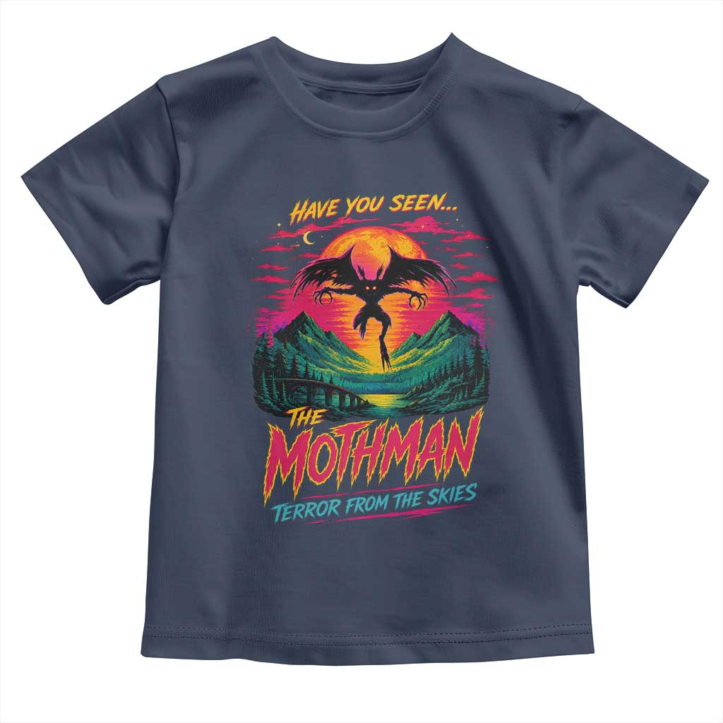 Funny Mothman Toddler T Shirt Have You Seen The Mothman Terror From The Skies Cryptid Legends