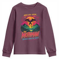 Funny Mothman Youth Sweatshirt Have You Seen The Mothman Terror From The Skies Cryptid Legends