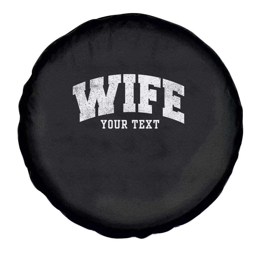 Personalized Wife Spare Tire Cover Custom Text Name Wifey Marriage Anniversary Couple Gift