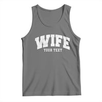 Personalized Wife Tank Top Custom Text Name Wifey Marriage Anniversary Couple Gift