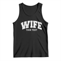 Personalized Wife Tank Top Custom Text Name Wifey Marriage Anniversary Couple Gift