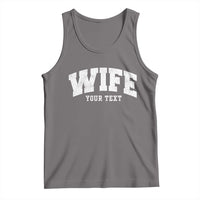 Personalized Wife Tank Top Custom Text Name Wifey Marriage Anniversary Couple Gift
