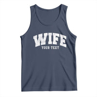 Personalized Wife Tank Top Custom Text Name Wifey Marriage Anniversary Couple Gift