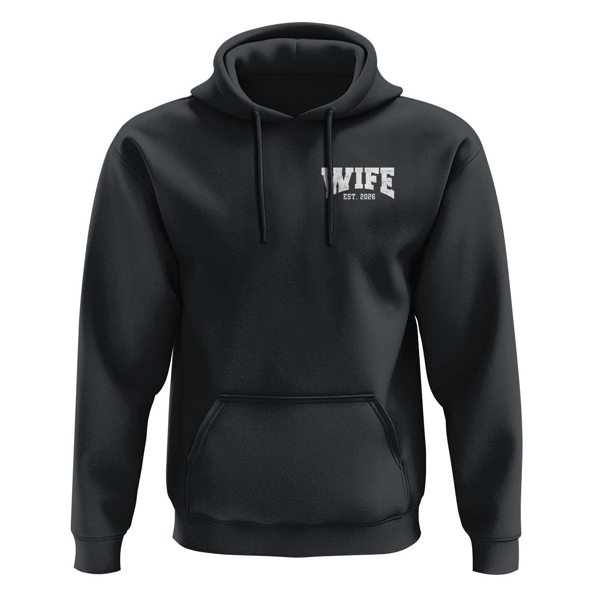 Wife Est 2026 Hoodie Just Married Couple Matching Wedding Honeymoon