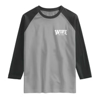 Wife Est 2026 Raglan Shirt Just Married Couple Matching Wedding Honeymoon