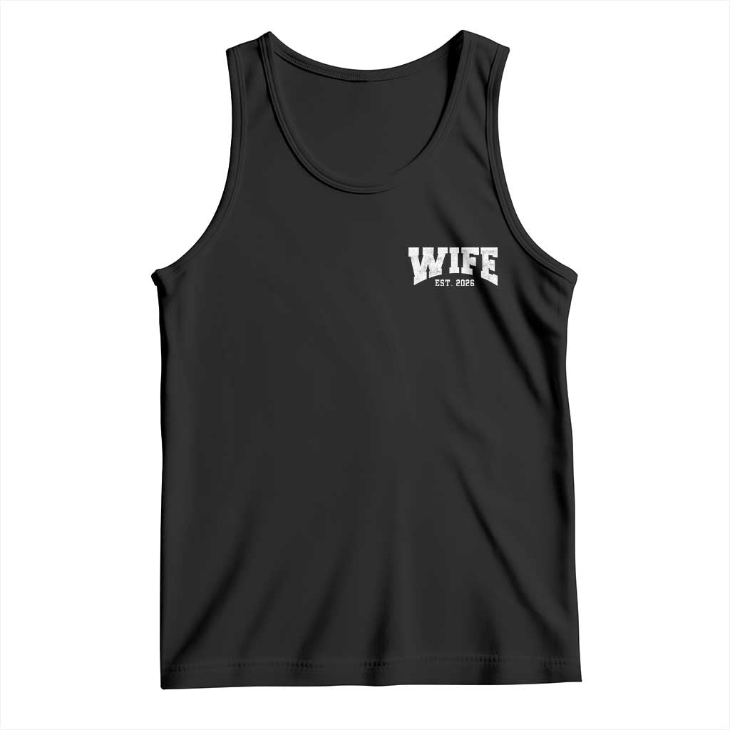 Wife Est 2026 Tank Top Just Married Couple Matching Wedding Honeymoon
