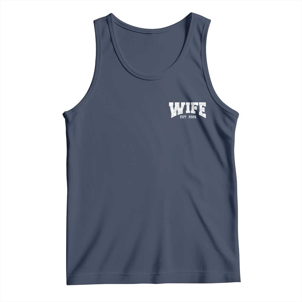 Wife Est 2026 Tank Top Just Married Couple Matching Wedding Honeymoon