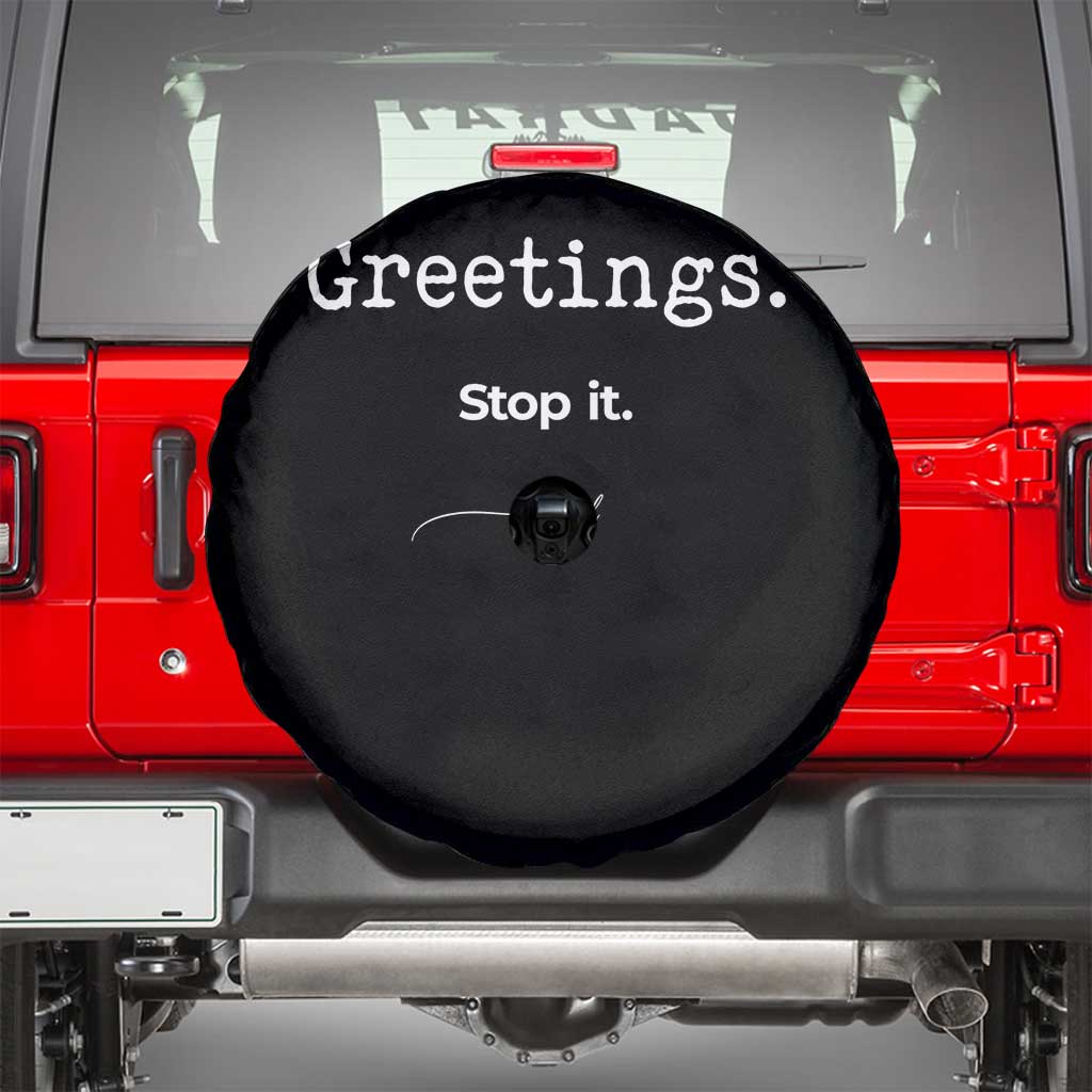 Greeting Stop It Paul Funny Christian Bible Faith Spare Tire Cover