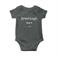 Greeting Stop It Paul Funny Christian Bible Faith Baby Onesie