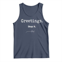 Greeting Stop It Paul Funny Christian Bible Faith Tank Top